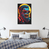 Weerwolven Zombie Canvas Afdruk (Insitu (Slaapkamer))