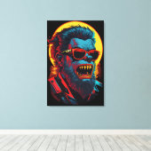 Weerwolven Zombie Canvas Afdruk (Insitu (Houten vloer))