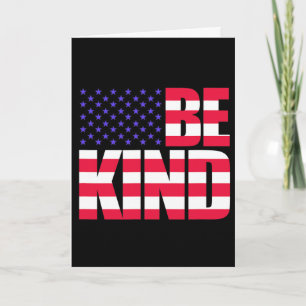 Wees aardig 4 juli Vlag van de VS Amerika Amerikaa Kaart