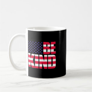 Wees aardig 4 juli Vlag van de VS Amerika Amerikaa Koffiemok