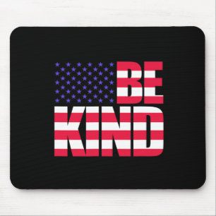 Wees aardig 4 juli VS-vlag Amerika Amerikaans  Muismat