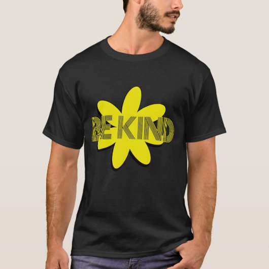 Wees aardig 70s vrienden t-shirt (Voorkant)