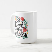 Wees aardig als Nicholas Koffiemok (Voorkant links)