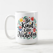 Wees aardig als Nicholas Koffiemok (Links)