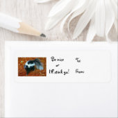 Wees aardig, anders stink ik je! etiket (Insitu)