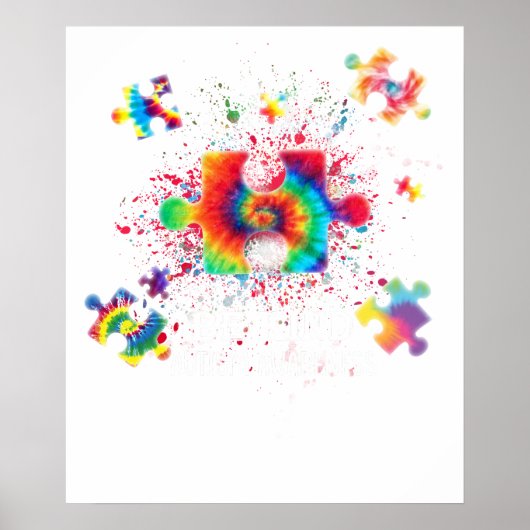 wees aardig autism bewustzijn poster (Voorkant)