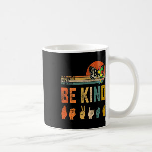 Wees Aardig Autisme Bewustzijn Asl Moeder Leraar V Koffiemok