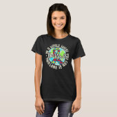 Wees aardig Autisme Bewustzijn Puzzel Aarde Schatt T-shirt (Voorkant volledig)