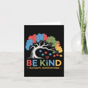Wees aardig Autisme Bewustzijn Puzzel Tree Inclusi Kaart