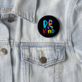 Wees Aardig Autisme Bewustzijn - Wereld Autisme Be Ronde Button 5,7 Cm (In situ)