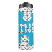 Wees aardig Autisme Puzzel Stuk Thermosbeker (Voorkant)