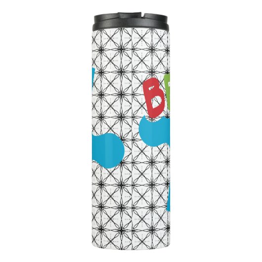 Wees aardig Autisme Puzzel Stuk Thermosbeker (Achterkant)