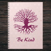 Wees aardig - Boom van het leven in Bourgogne op r Notitieboek