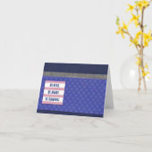 Wees aardig.  Brave 4 x 5,6 inch Kaart (Gele Bloem)