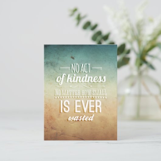 Wees aardig briefkaart (Staand voorkant)