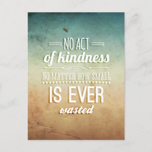 Wees aardig briefkaart (Voorkant)