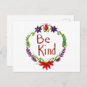 Wees aardig Briefkaart (Voorkant / Achterkant)