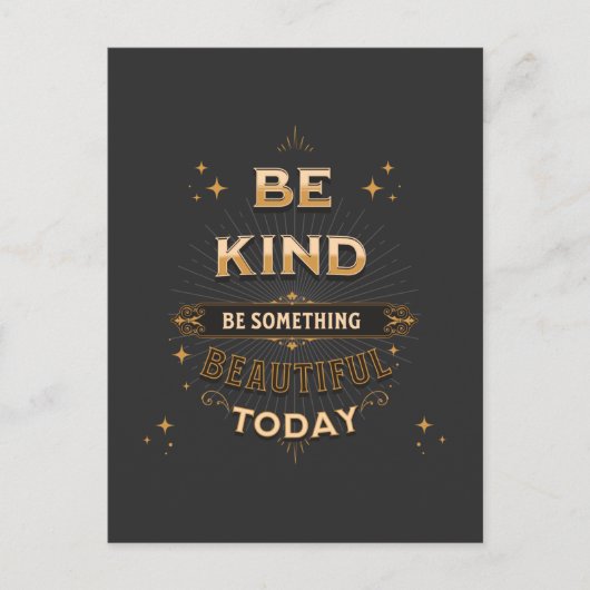 Wees aardig Briefkaart (Voorkant)