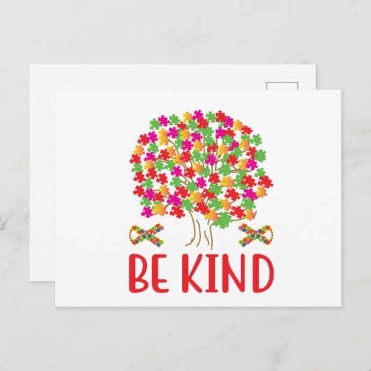 Wees aardig briefkaart (Voorkant / Achterkant)