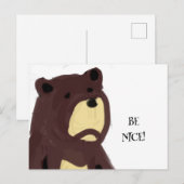 Wees aardig briefkaart (Voorkant / Achterkant)