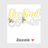 Wees aardig | Bumble Bee Custom Vinyl Sticker (Vel)