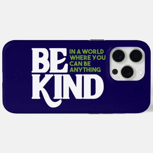 Wees aardig Case-Mate iPhone case (Achterkant (horizontaal))