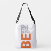 Wees aardig crossbody tas (Achterkant)