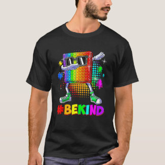 Wees Aardig Dabbing Pop Het Puzzelstuk Autisme Bew T-shirt