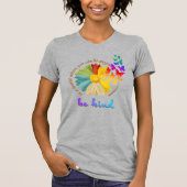 Wees aardig | Dames slanke pasvorm T-shirt (Voorkant)
