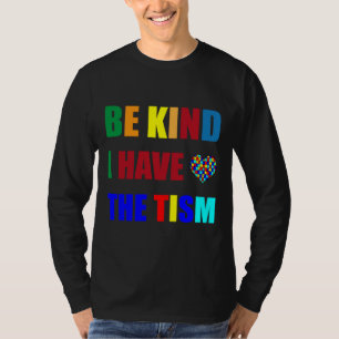 Wees aardig dat ik een tism autisme bewust maand 6 t-shirt