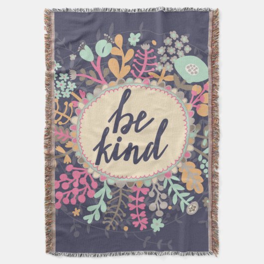 Wees aardig deken (Voorkant Verticaal)