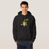 Wees aardig en bee hippy gnome 1 hoodie (Voorkant volledig)