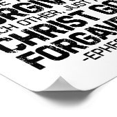 Wees aardig en compassievol, Ephesianen 4:32 Poster (Hoek)