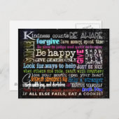 Wees aardig, enzovoort briefkaart (Voorkant / Achterkant)