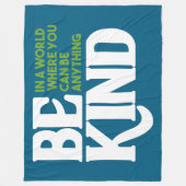 Wees aardig fleece deken (Voorkant)