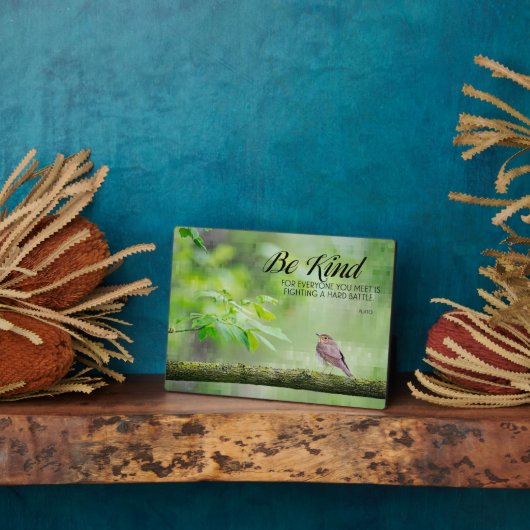 Wees aardig fotoplaat (Zijkant)