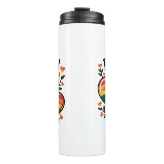 Wees aardig Gay Pride Rainbow Hearts Thermosbeker