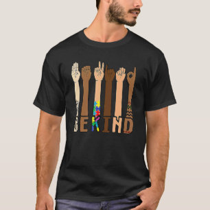 Wees Aardig Gebarentaal Hand Praten Docenten Verta T-shirt