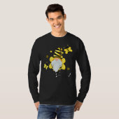 Wees aardig genoom en bee hippy gnome 3 t-shirt (Voorkant volledig)
