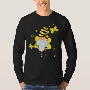 Wees aardig genoom en bee hippy gnome 3 t-shirt