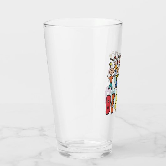 Wees aardig glas (Rechts)