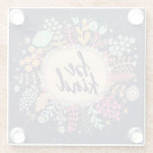 Wees aardig glazen onderzetter (Achterkant)