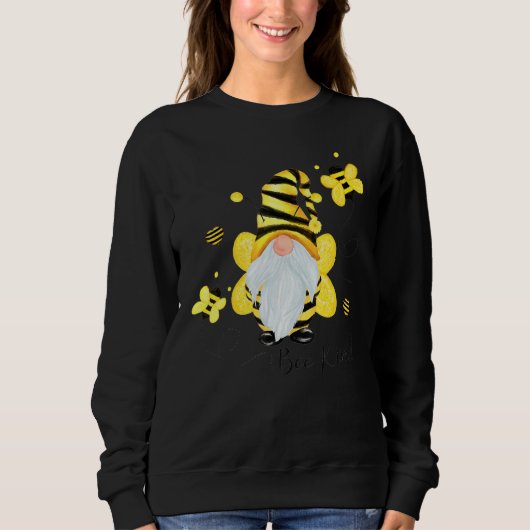 Wees aardig gnome en bee hippy gnome 2 trui (Voorkant)