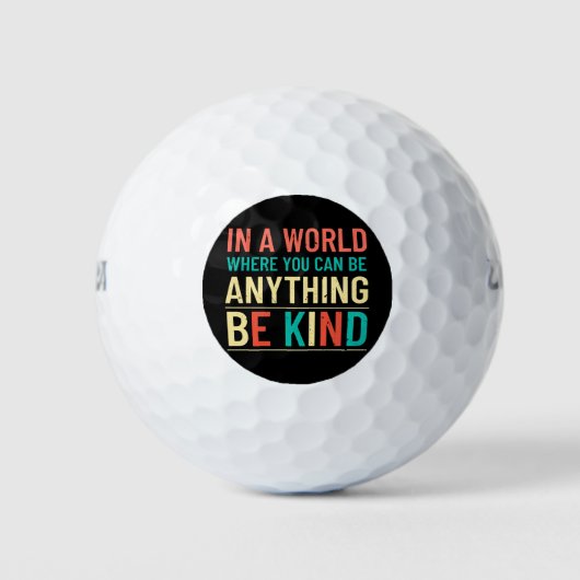 Wees aardig golfballen (Voorkant)