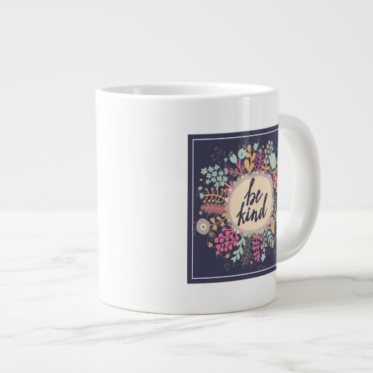 Wees aardig grote koffiekop (Voorkant rechts)