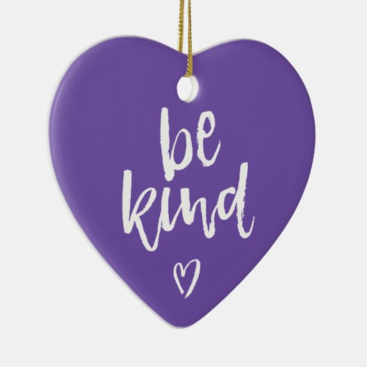 Wees aardig hart keramisch ornament (Rechts)