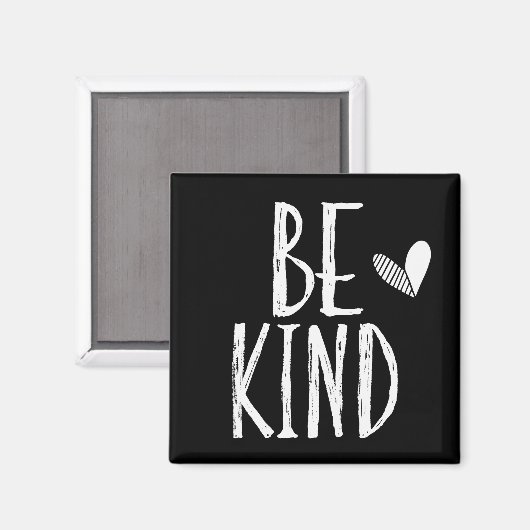 Wees aardig hart magneet (Voorkant / Achterkant)