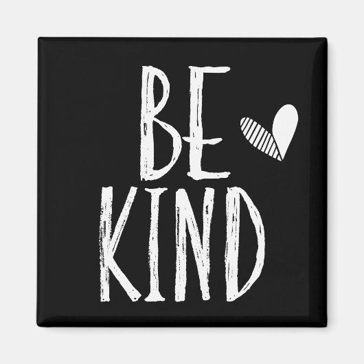 Wees aardig hart magneet (Voorkant)