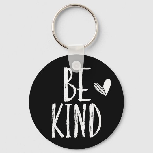 Wees aardig hart sleutelhanger (Voorkant)