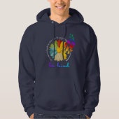 Wees aardig | Heren Hoodie (Voorkant)